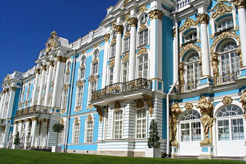 Екатерининский дворец в пушкине фото