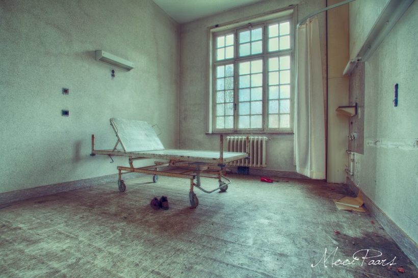 Как выглядит номер психушки Заброшенная психиатрическая больница в Бельгии