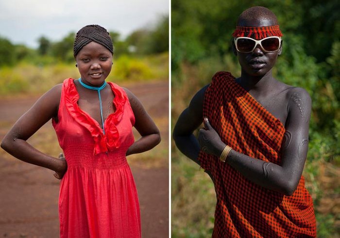 Взгляд не оторвать: 6 снимков самых красивых мужчин эфиопского племени боди