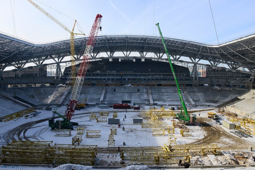 Строительство стадионы россии