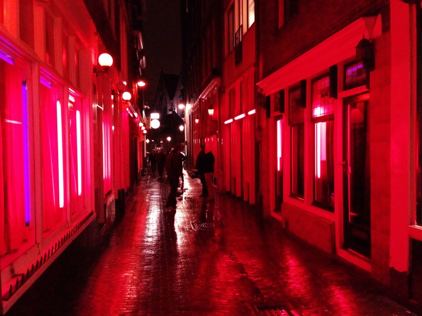 Улица Красных Фонарей В Амстердаме Фото