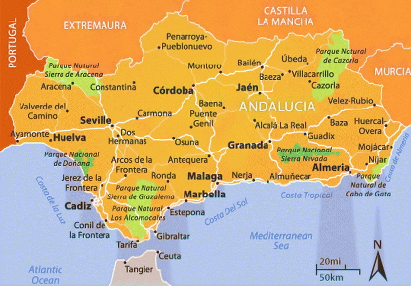 Андалусия это где находится. Андалусия испания на карте. Андалузские горы испания. Андалусия города испания на карте. Андалусия это где находится.