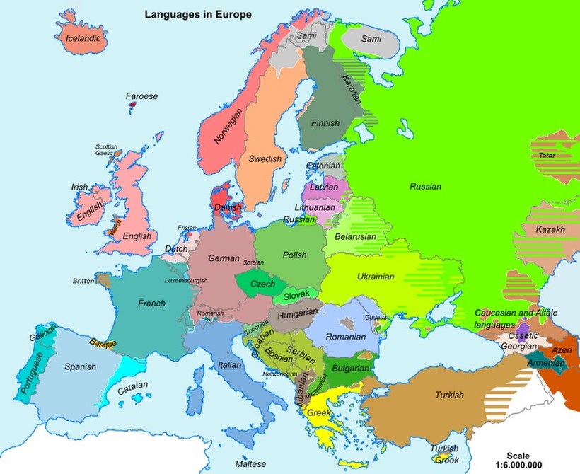 Какие географические объекты находятся в Европе?