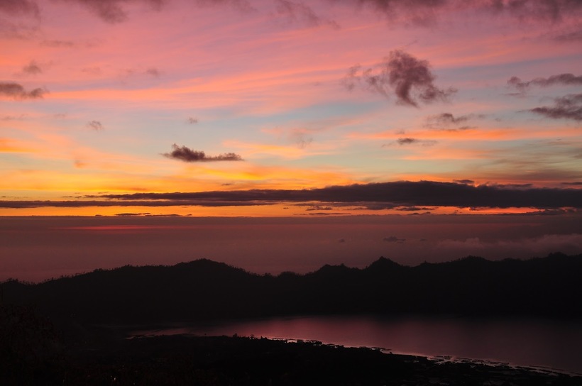 Рассвет на горе Батур, Бали