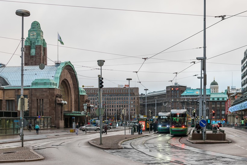 Железнодорожная площадь Хельсинки