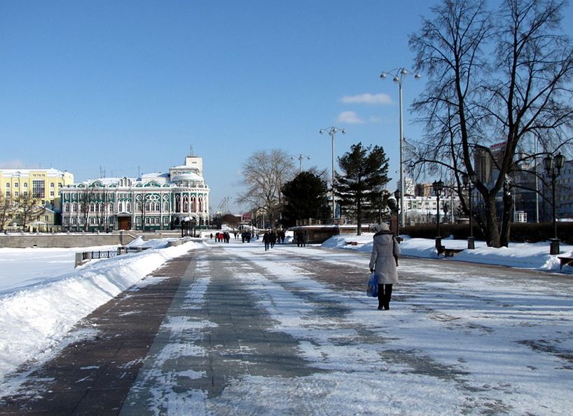 Плотинка в центре города Екатеринбург