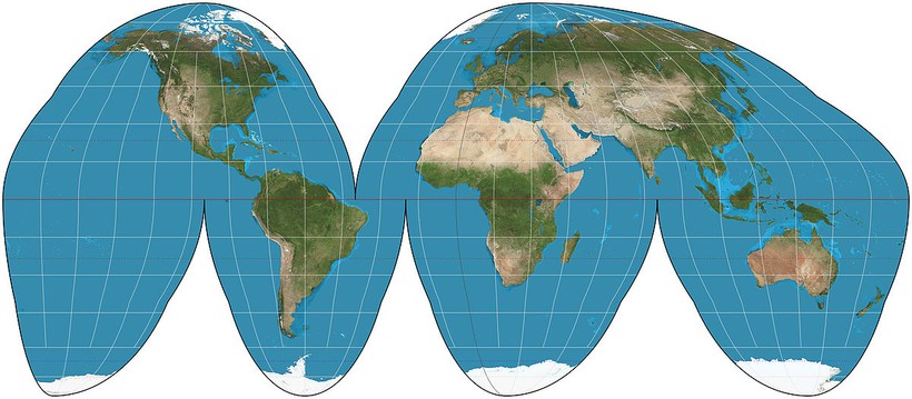 Альтернативная карта мира: как выглядит наша планета в других проекциях