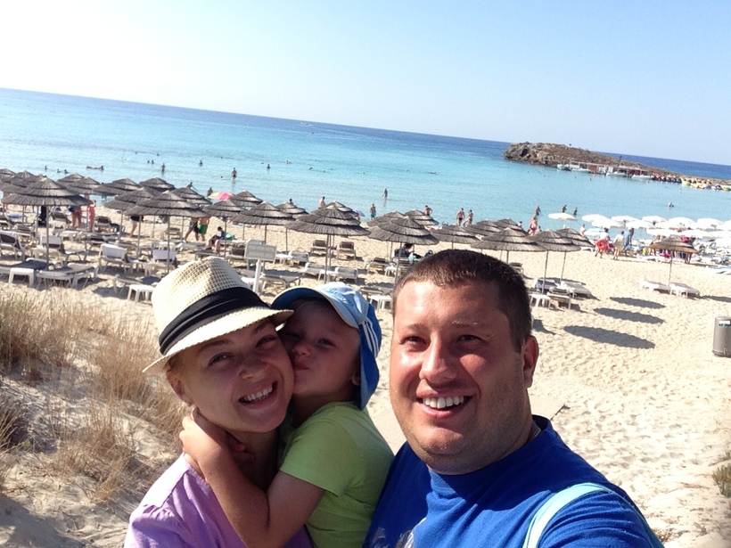 Кипр, Айя-Напа: пляж Нисси