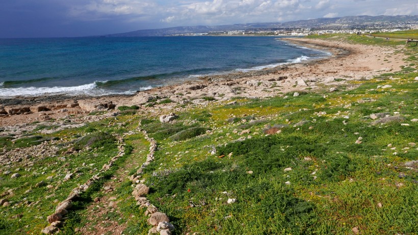 Побережье Кипра в марте