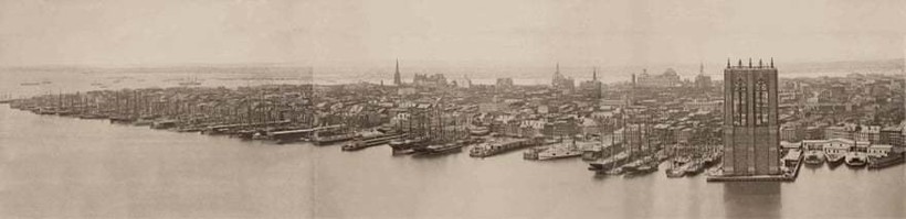 Как менялся горизонт Нью-Йорка на протяжении 150 лет
