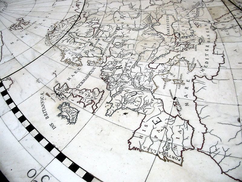 Средневековая карта Европы. Россия у ее дальней кромки