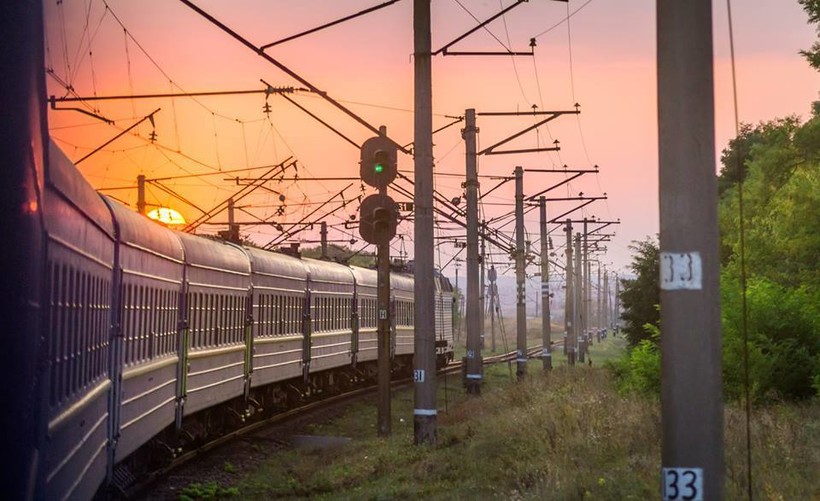 Поезд Новоалексеевка - Запорожье 1
