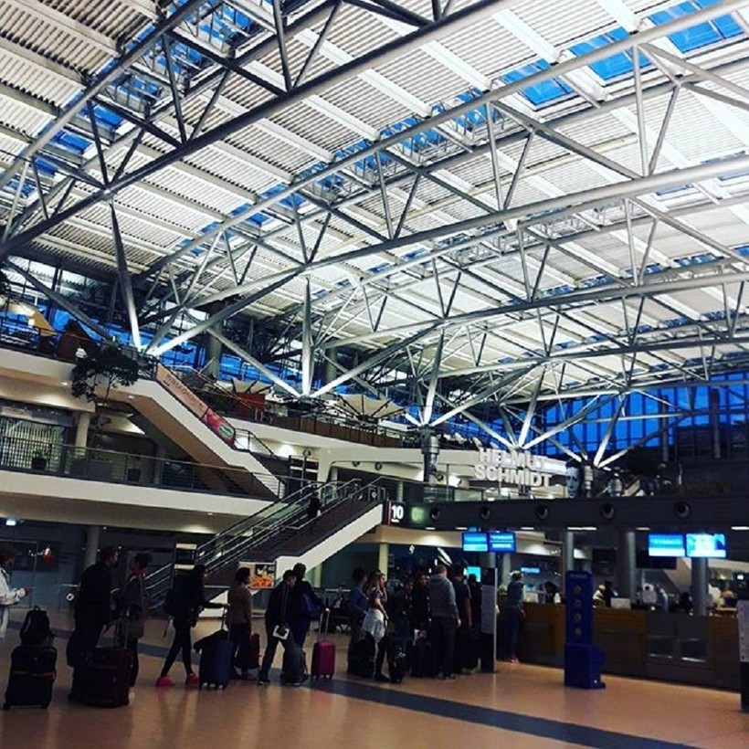 Международный аэропорт Гамбурга в Германии