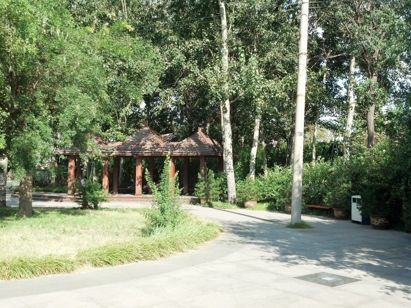 Парк в Китае (Вэйфан, апрель)