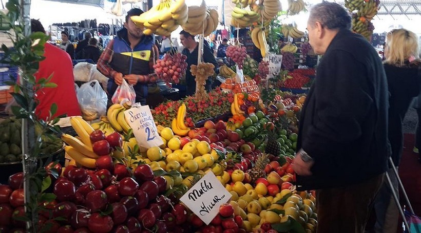Изобилие на фруктовых рынках Анталии