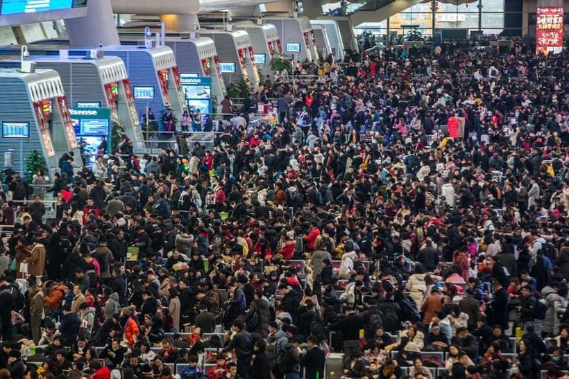 Великое перемещение людей: как китайцы едут на Новый год