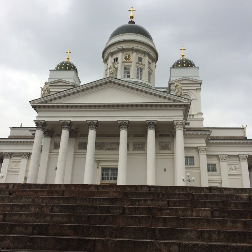 Хельсинкский собор после дождя, август 2018