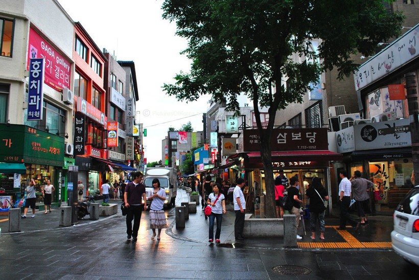 Прогуливаюсь по улицам Сеула