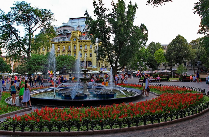 Одесса: прогулка по городскому саду