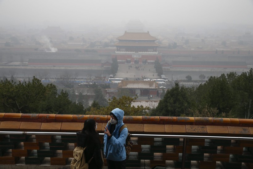 Смог в Пекине в декабре