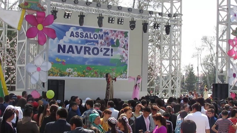 Мартовский праздник Навруз в Самарканде