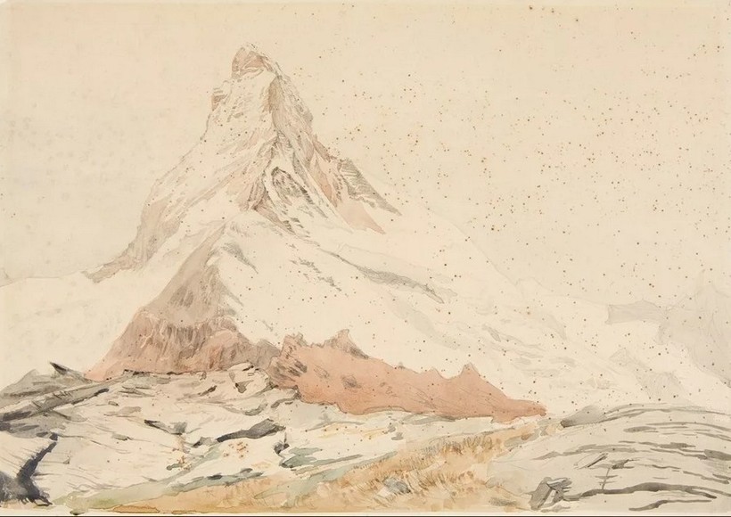 Первое изображение вершины на холсте 