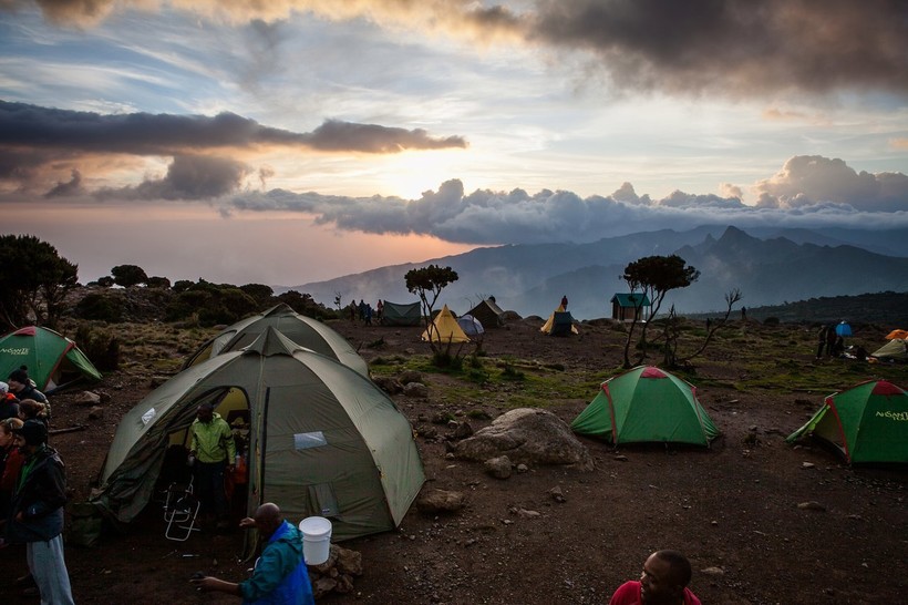 Лагерь на Килиманджаро