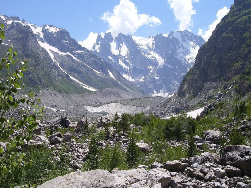 Разнообразные ландшафты Кавказа