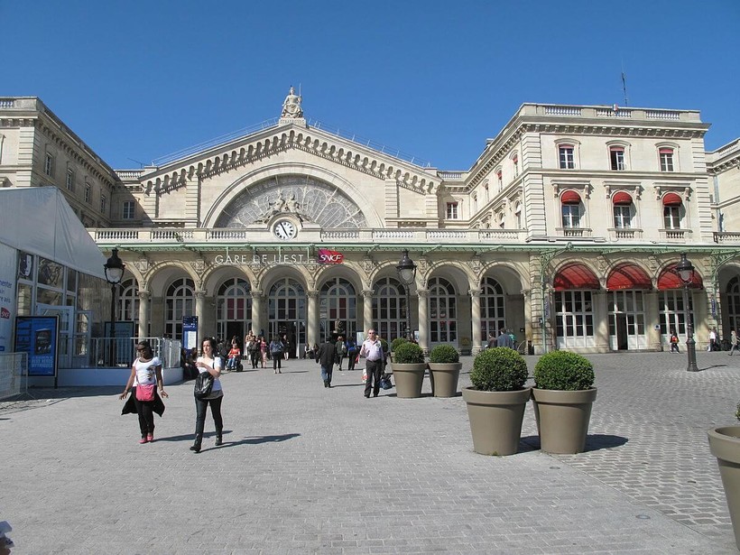 Один из вокзалов Парижа