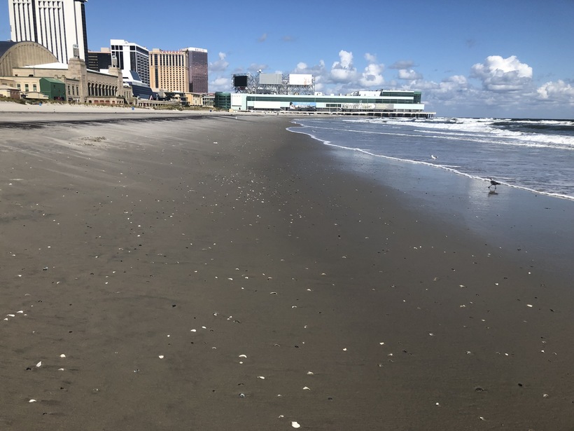 The Beach of Atlantic city