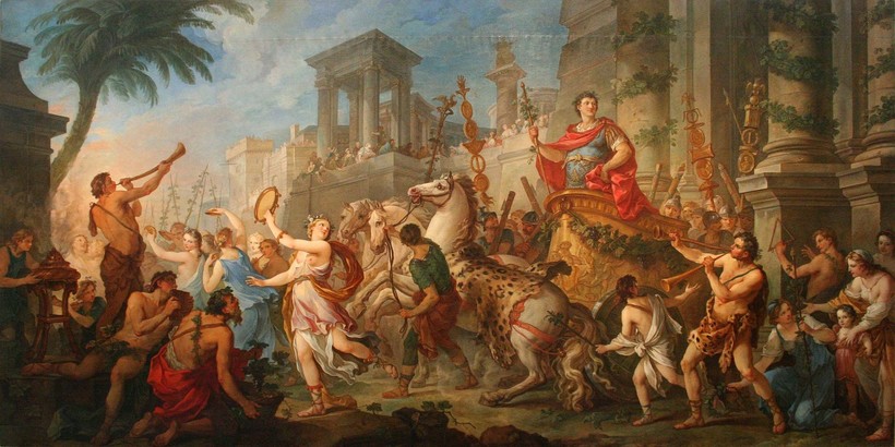 Прибытие Марка Антония в Эфес (1741). Шарль-Жозеф Натуар