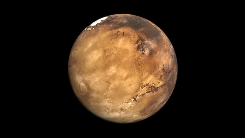 Компютерная визуализация планеты Марс