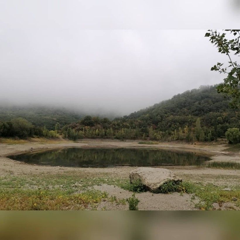 Так уныло выглядит озеро Панагия Так уныло выглядит озеро Панагия