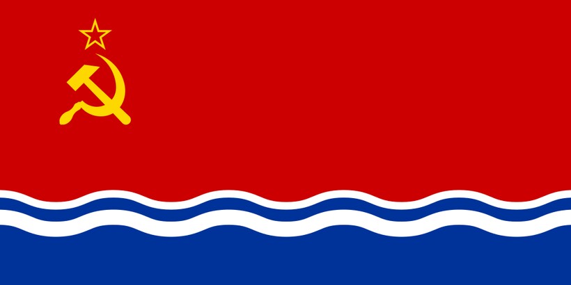 Флаг Латвийской Республики в СССР