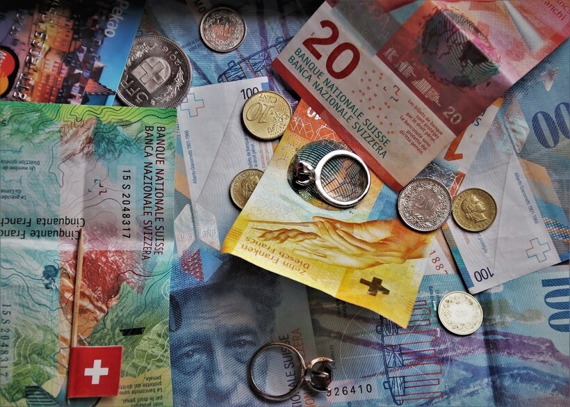 Банкноты швейцарского франка