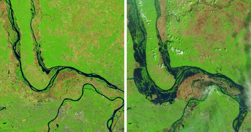Блог - 14 пар снимков со спутников NASA, которые показывают, как изменилась наша планета 14 пар снимков со спутников NASA, которые показывают, как изменилась наша планета