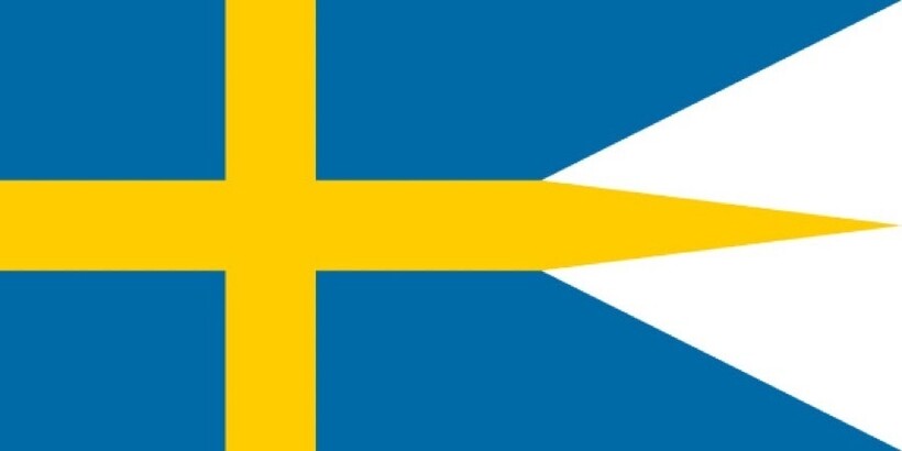 Флаг шведских кораблей