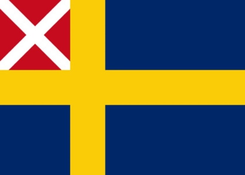 Флаг норвежско-шведской унии