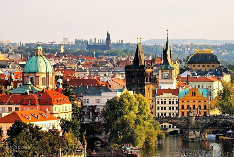 Прага — вид на город