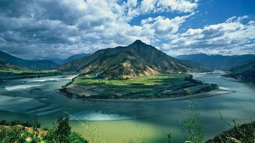 Китайская река Янцзы 