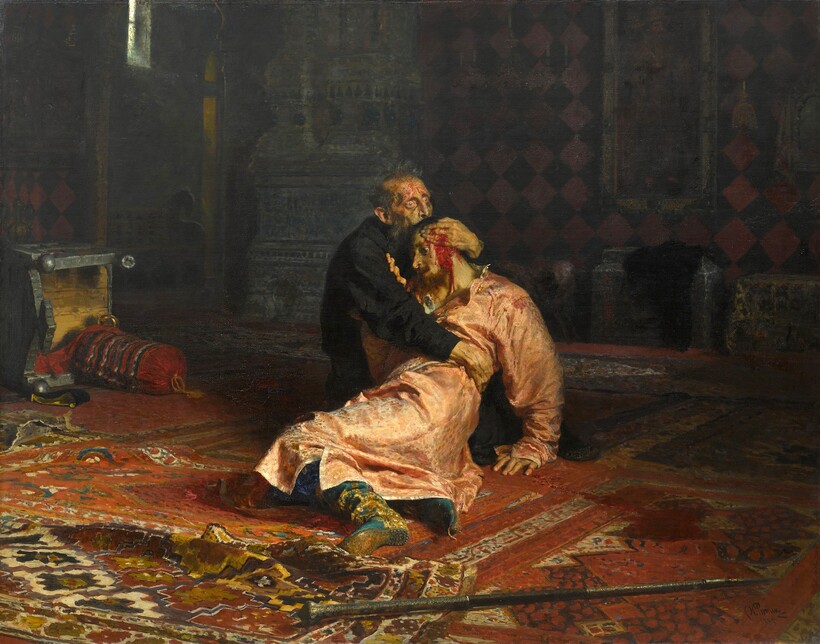 Картина «Иван Грозный и сын его Иван»