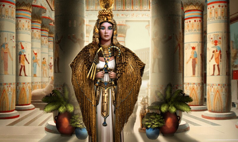 Женщина–фараон в царской одежде