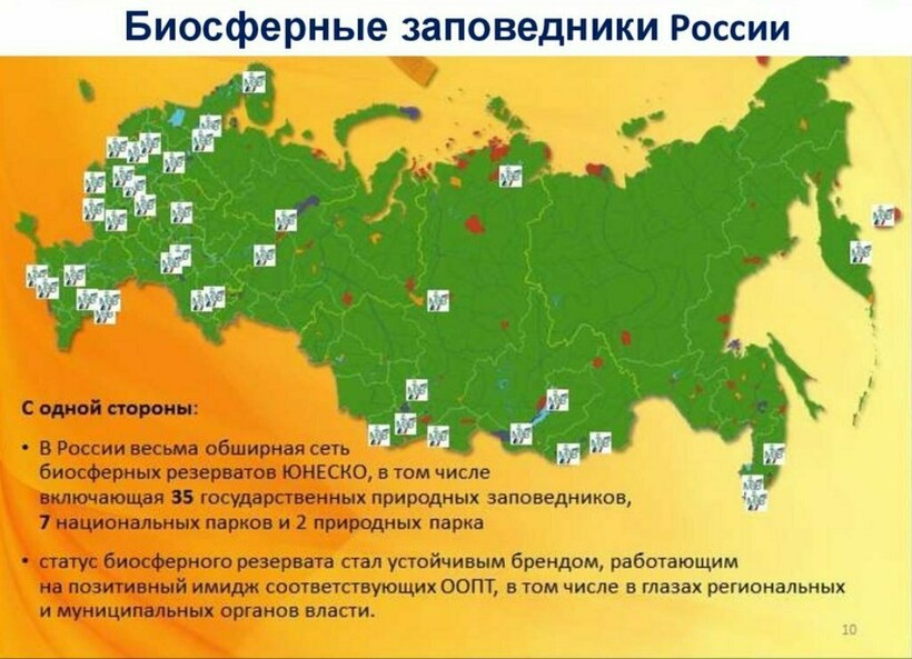 Биосферные заповедники России