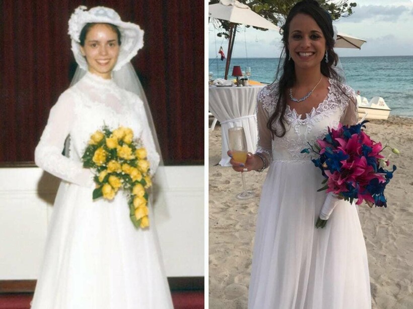 Невесты надели платья своих мам и бабушек и подарили нарядам из прошлого новую жизнь