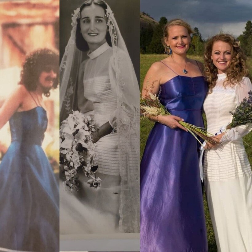 Невесты надели платья своих мам и бабушек и подарили нарядам из прошлого новую жизнь
