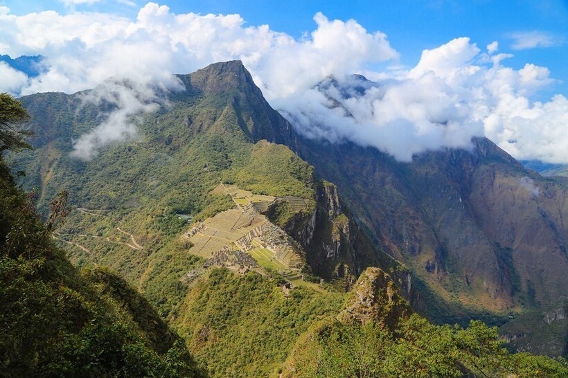 Гора Мачу-Пикчу и древний город
