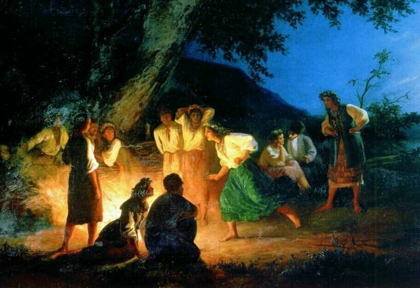 «Ночь накануне Ивана Купалы», 1880-е гг. Г. Семирадский «Ночь накануне Ивана Купалы», 1880-е гг. Г. Семирадский