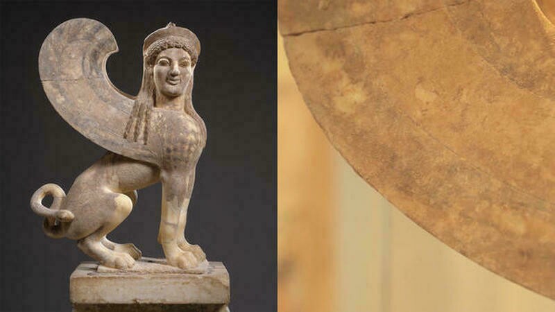 Следы краски на этой скульптуре датируются 500 г. до н.э. Фото: cbsnews.com