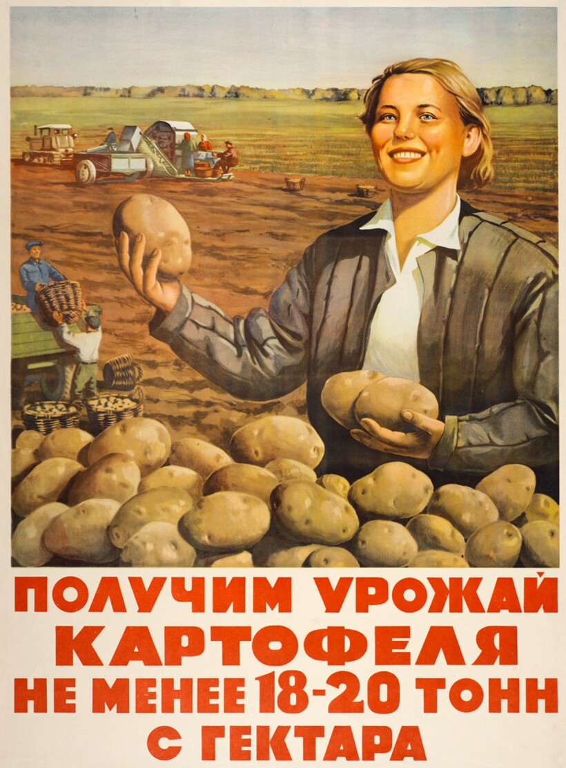 Блог - 20 плакатов СССР, которые поднимали сельское хозяйство 20 плакатов СССР, которые поднимали сельское хозяйство