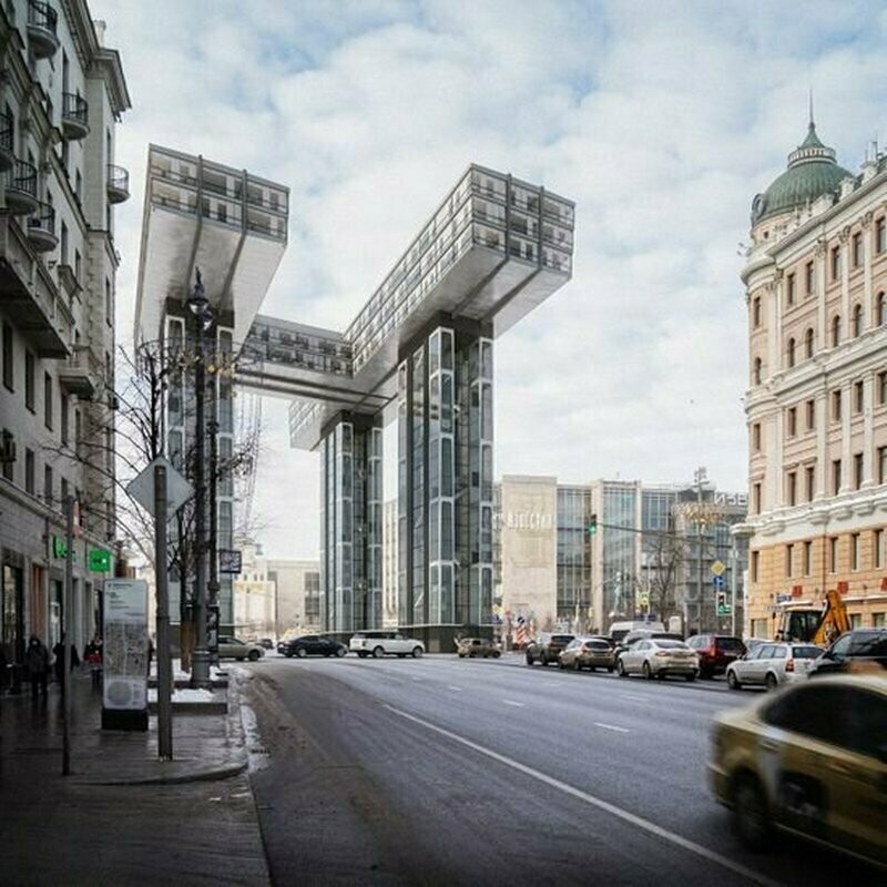 Небоскребы на Пушкинской площади Небоскребы на Пушкинской площади